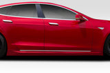 Tesla Model S Duraflex UTech Side Skirts, 2 Piece, 2012-2021