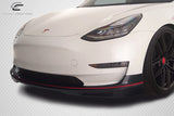 Tesla Model 3 Carbon Creations GT Concept Front Lip Spoiler, 1 Piece, Carbon Fiber, 2017-2023