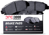 Tesla Model X DFC 3000 Ceramic Rear Disc Brake Pads, 2016-2021