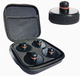 Tesla Model S, 3, X, Y Jack Lifting Pad Pucks Adapter Set, Improved Design, W/ Case, (4) Piece Set
