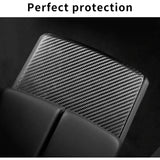 Tesla Model X Rear Armrest Box Plate Armrest Panel Trim Cover Decal, 2015-2021
