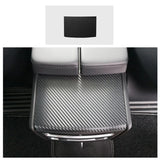 Tesla Model X Rear Armrest Box Plate Armrest Panel Trim Cover Decal, 2015-2021