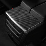 Tesla Model X Rear Armrest Box Plate Armrest Panel Trim Cover Decal, 2015-2021