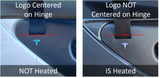 Tesla Model Y Charging Port Wrap, Non-Heated Version, Many Colors, 2020-2024
