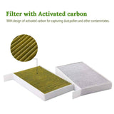 Tesla Model 3, Y Cabin Air Filters Replacement with Activated Carbon, 2017-2025