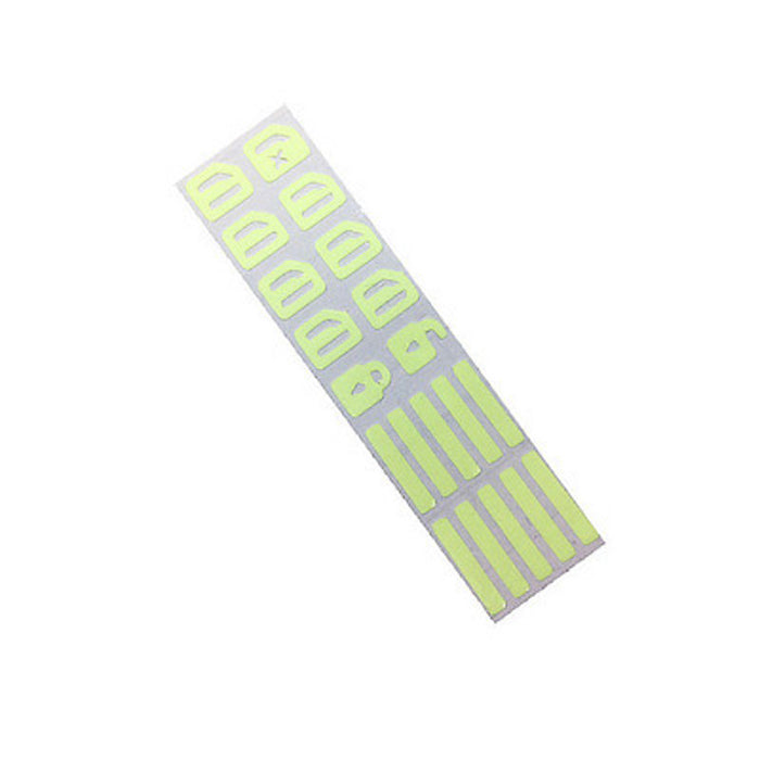 Tesla Window Switch Luminous Fluorescent Sticker Decals