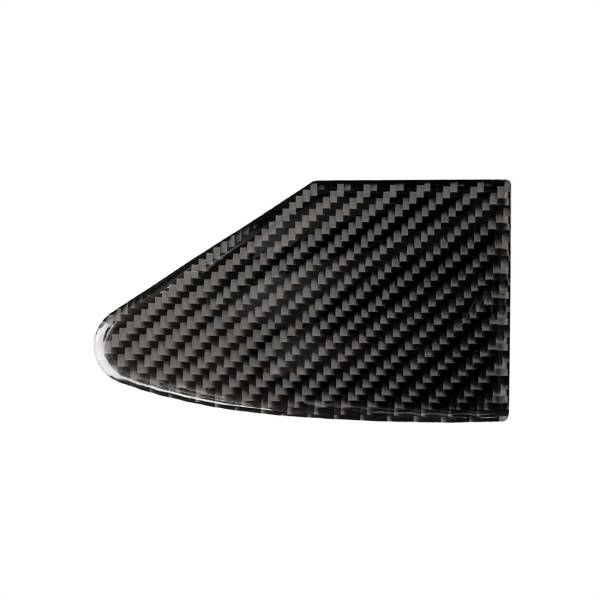 Tesla Model S, X Charging Port Panel Decal, 3D Epoxy Sticker, Carbon Fiber, 2014-2019