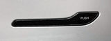 Tesla Model 3, Y, Door Handle Protection Clear Decal Wrap with Word "Push", 4pc Set, 2017-2024