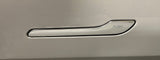 Tesla Model 3, Y, Door Handle Protection Clear Decal Wrap with Word "Push", 4pc Set, 2017-2024