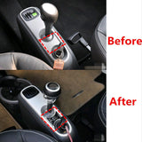 Smart Car Fortwo Shifter Console 3D Gear Shift Sticker Decal, 2007-2014
