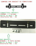 Fiat 500E Front License Plate Bracket Kit