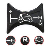 Smart Car Fortwo Shifter Console 3D Gear Shift Sticker Decal, 2007-2014