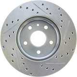 Chevy Bolt EV, EUV Select Sport Drilled and Slotted Brake Rotor, Front Right, 2017-2023