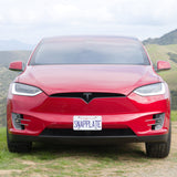 Tesla Model X SNAPPLATE Front License Plate Mount, Removable, 2016-2021