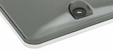 Tesla Model 3 Smoke Gray Tinted Bubble Shield License Plate Cover