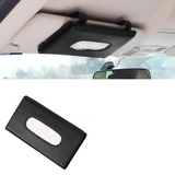 Chevy Volt Sun Visor Tissue Storage Box, PU Leather, Black, 2012-2019