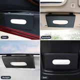 Chevy Volt Sun Visor Tissue Storage Box, PU Leather, Black, 2012-2019