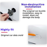 Tesla Model Y Front Bumper Tow Hook Cover Cap, Pearl White