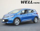 Chevy Bolt EV Side Window Deflectors W/ Chrome Trim, 2017-2023