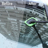 Tesla Model S, 3, X, Y Windshield Cleaning Tool Kit, Adjustable, Microfiber