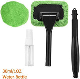 Tesla Model S, 3, X, Y Windshield Cleaning Tool Kit, Adjustable, Microfiber