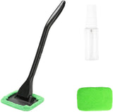 Tesla Model S, 3, X, Y Windshield Cleaning Tool Kit, Adjustable, Microfiber