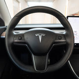 Tesla Model 3 ,Y, Steering Wheel Trim Vinyl Wrap Cover Decals, Many Colors