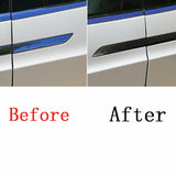Tesla Model X Door Handle Covers, ABS, Carbon Fiber, Black Out Kit, 2016-2023