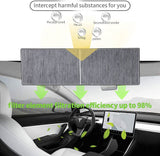 Tesla Model X Cabin Air Filter Air Intake In Frunk with Activated Carbon, 2016-2021